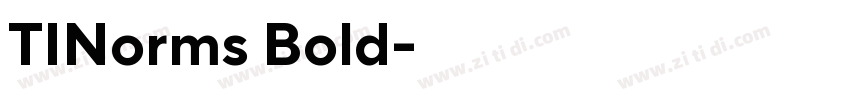 TINorms Bold字体转换